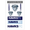 Florida Hawks FC Sticker Pack FHFC-STICKER
