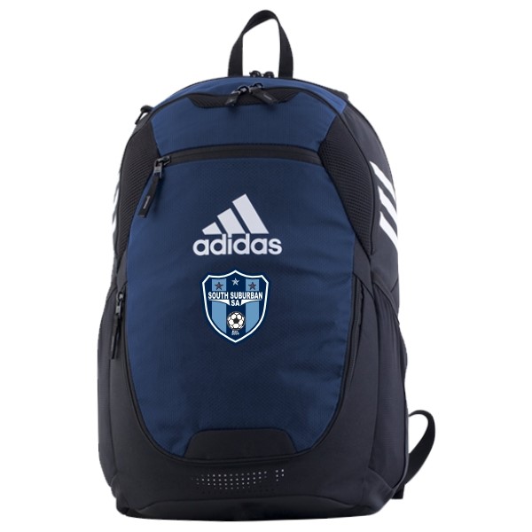 South Suburban Soccer Academy adidas Stadium III Team Backpack - Navy SSSA-5154285 AuthenticSoccer.com