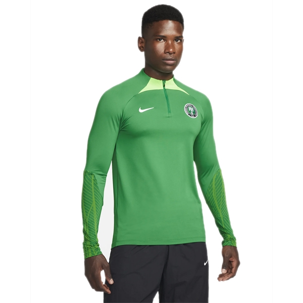 Nike Nigeria Strike Drill Top - Pine Green/Green Strike/White DH6458-302 