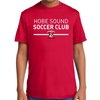 Hobe Sound Soccer Club Youth Performance Shirt - Red YST350-Hobe