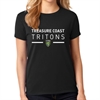 Treasure Coast Tritons Women's T-Shirt - Black TFT-G5000L