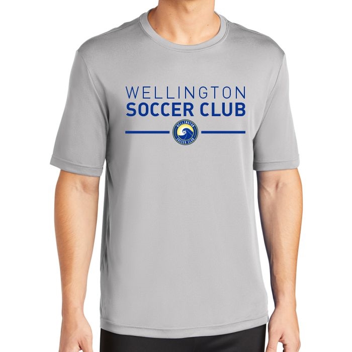 Wellington Soccer Club Performance Shirt Silver