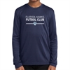 Florida Hawks FC Youth Long Sleeve Performance Shirt - Navy YST350LS-FHFC
