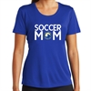 Wellington Soccer Club Women's Soccer Mom Performance Shirt - Blue WWSC-LST350