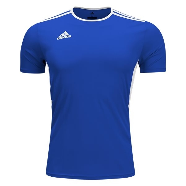 blue adidas soccer jersey