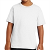 Gildan 5000B Youth Cotton T-Shirt - White 5000B-Whi