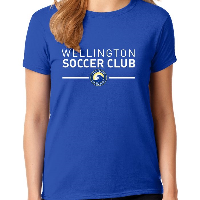 Wellington Soccer Club Women's T Shirt Blue