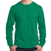 Port & Company Core Cotton Long Sleeve T-Shirt - Kelly Green PC54LS-KG