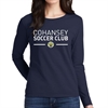 Cohansey Soccer Club Supporter Women's Long Sleeve T-Shirt - Navy 5400L-CSC