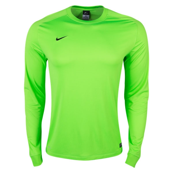 electric green nike shirt