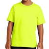Gildan 5000B Youth Cotton T-Shirt - Neon Yellow 5000B-NYw