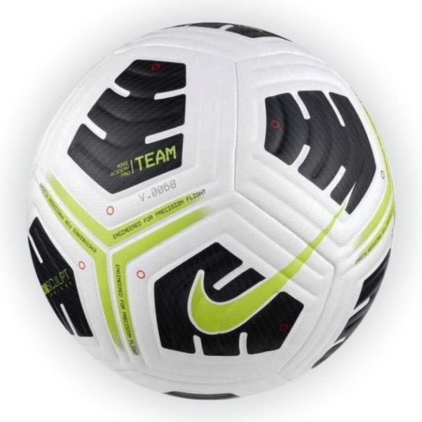 Nike Academy Pro Soccer Ball - White/Black/Volt CU8038100 ...