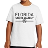 Florida Soccer Academy Youth T-Shirt - White FSA-5000Whi