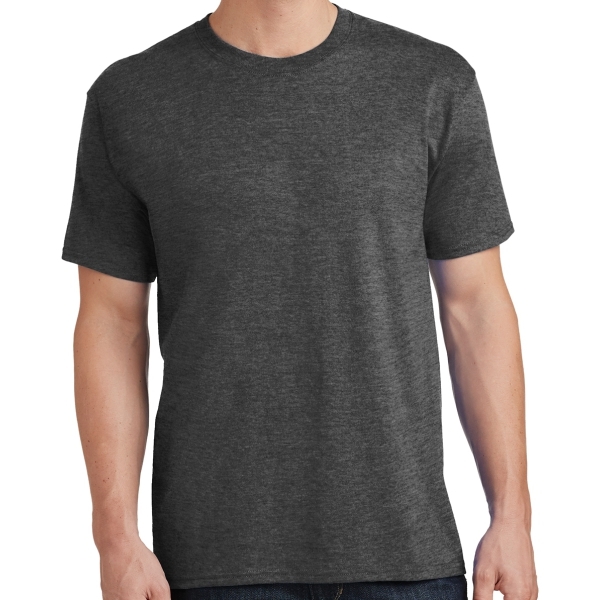 Port & Company Core Cotton T-Shirt - Dark Heather Grey 