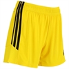 adidas Women's Tiro 26 Shorts - Team Yellow/Black KB1265 angle