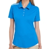 adidas Women's 3 Strip Shoulder Polo - Shock Blue A235SB