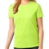 Port & Company Ladies Core Cotton T-Shirt - Neon Yellow LPC54-NYw