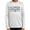 Florida Soccer Academy Youth Long Sleeve Performance Shirt - White FSA-YST350LSWhi