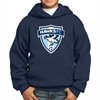 Florida Hawks FC Youth Hooded Logo Sweatshirt - Navy PC90YH-FHFC-L