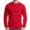 Gildan 5400 Cotton Long Sleeve T-Shirt - Red G5400Red