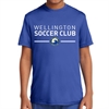 Wellington Soccer Club Youth Performance Shirt - Blue WWSC-YST350B