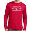 Hobe Sound Soccer Club Long Sleeve Performance Shirt - Red ST350LS-HS