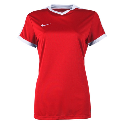 red and white nike shirt women's