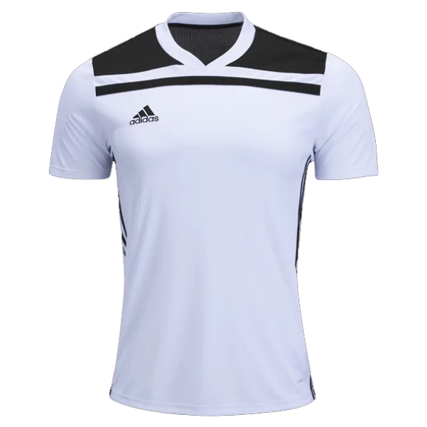 black and white adidas soccer jersey