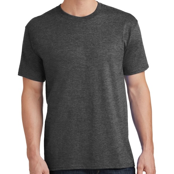 Port & Company Core Cotton T-Shirt - Dark Heather Grey