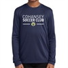 Cohansey Soccer Club Youth Long Sleeve Performance Shirt - Navy YST350LS-CSC