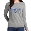 Wellington Soccer Club Women's Long Sleeve T-Shirt - Sports Grey WWSC-G5400L-SG