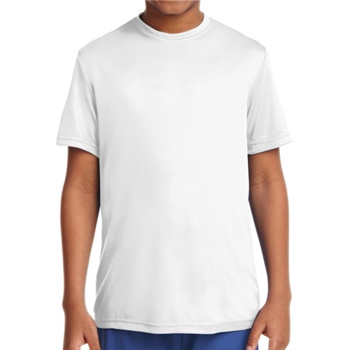 Sport Tek Youth Performance Shirt White