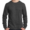 Port & Company Core Cotton Long Sleeve T-Shirt - Dark Heather Grey PC54LS-DHG