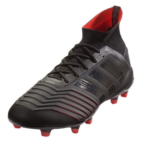 adidas Predator 19.1 FG Core BlackActive Red adidas Predator 19.1 FG Core BlackActive Red