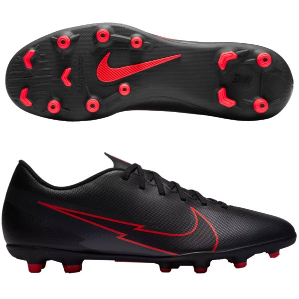 nike mercurial red and black