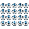 PUMA Orbita 6 MS Soccer Ball - White/Ignite Blue - 20 Pack 084335-05-20PACK