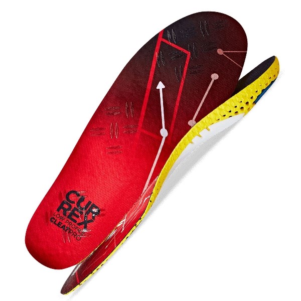 Currex Cleat Pro Insole Low Profile Red 203301