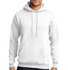 Core Fleece Pullover Hooded Sweatshirt - White PC78HWhi