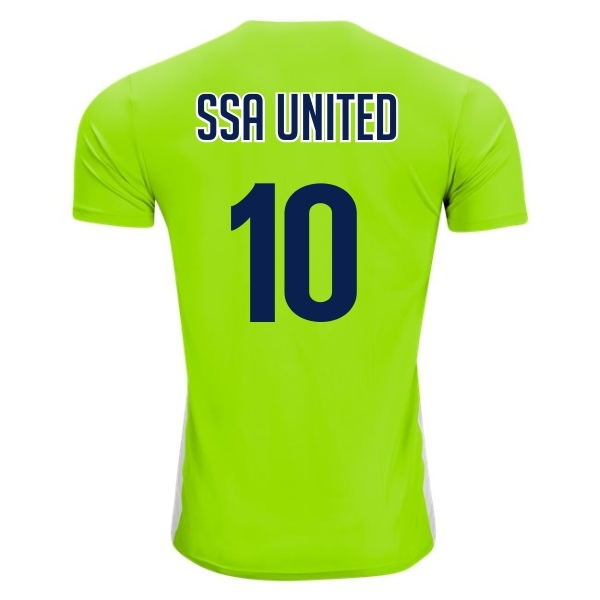 SSA United adidas Entrada 18 Jersey - Solar Green/White SSA United adidas Entrada 18 Jersey - Solar Green/White