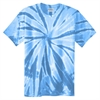 Port & Company Core Cotton Youth Tie-Dye T-Shirt - Light Blue PC147Y-LB