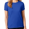 Gildan 5000L Cotton Women's T-Shirt - Blue PSJU-5000L