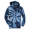 Port & Company Youth Tie-Dye Pullover Hooded Sweatshirt - Navy PC146Y-Nav