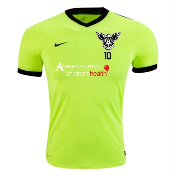 neon soccer jersey