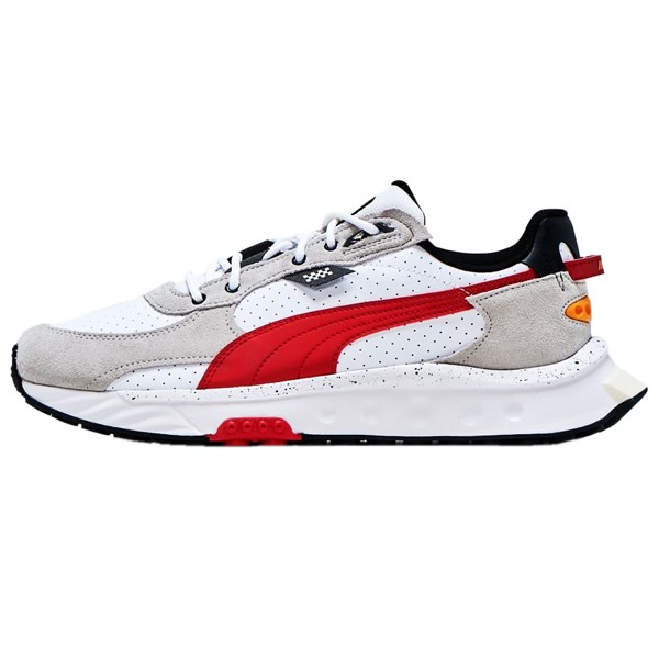 puma white rosso corsa