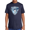 Florida Hawk FC Youth Supporter Logo Short Sleeve Performance Shirt - Navy YST350-FHFC-L