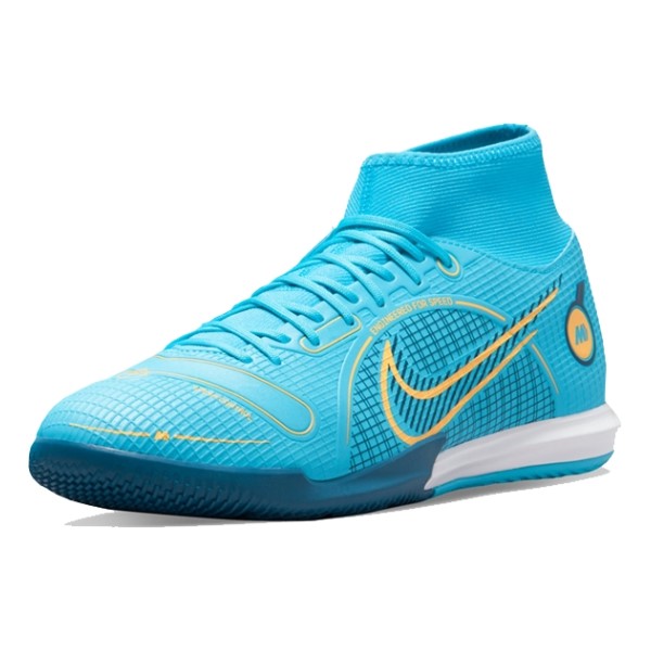 Corea Peaje mendigo Nike Mercurial Superfly 8 Academy IC - Chlorine Blue/Laser Orange/Marina  DJ2875484 - AuthenticSoccer.com