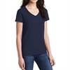 Gildan 5V00L Cotton Women's V-Neck T-Shirt - Navy 5V00L