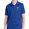 Wellington Soccer Club Youth Polo Shirt - Blue WWSC-YST640