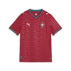 PUMA Portugal Youth Home Jersey 2026 - Club Red/Green Lagoon 783281-01