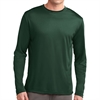 Sport Tek Youth Long Sleeve Performance Shirt - Forest Green YST350LSFG